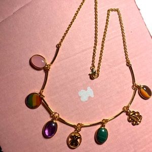 Tous vermeil necklace with stones